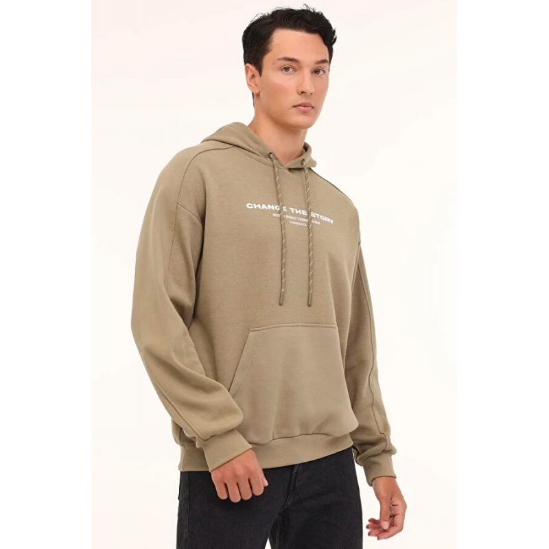 Lumberjack Ml Filaz 17afw-87 Erkek Sweatshirt (101888060) Haki