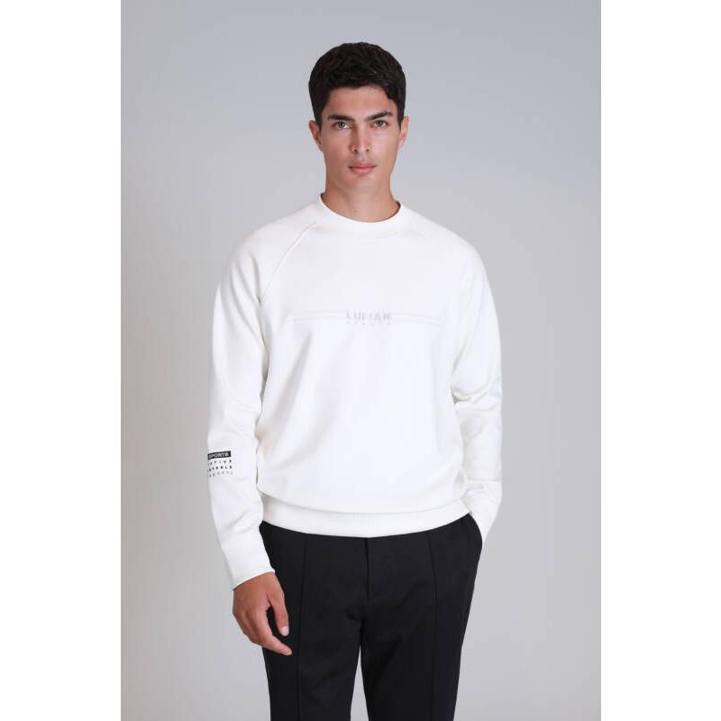 Lufian Squire Erkek Sweatshirt (112030144) Beyaz