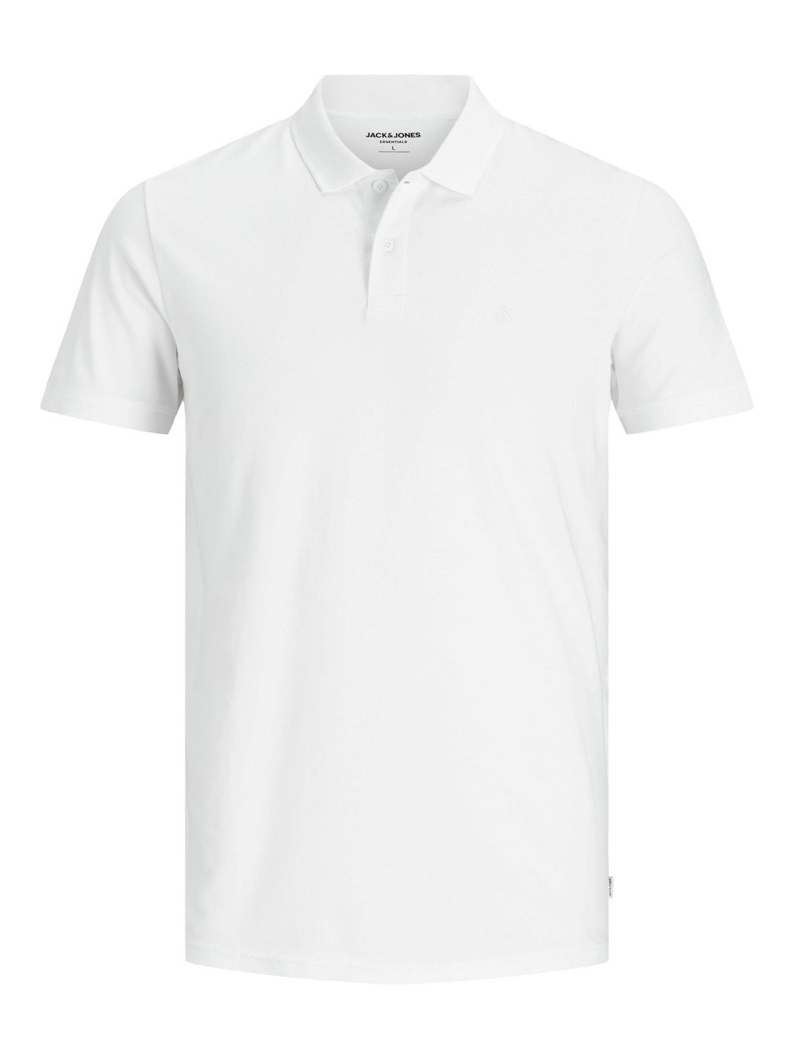 Jack&Jones Jjebasic Erkek Polo Yaka T-shirt (12136516) Beyaz