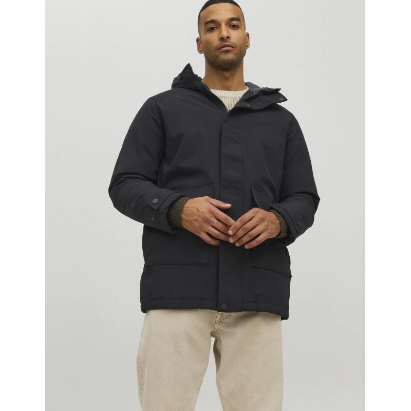 Jack & Jones Jjetiko Erkek Parka (12211896) Siyah