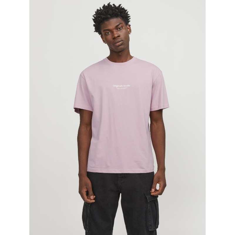 Jack&Jones Jorvesterbro Tee Erkek T-shirt (12240121) Pembe