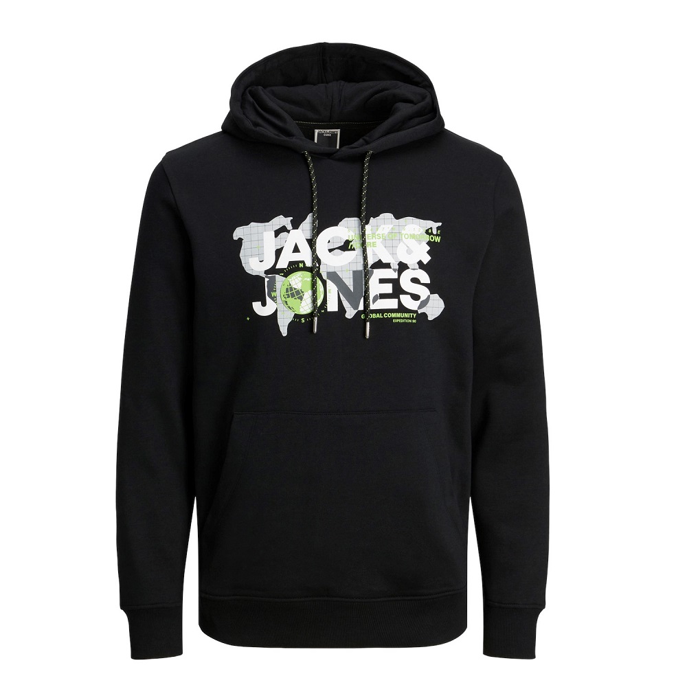 Jack&Jones Jcodust Erkek Sweatshirt (12240214) Siyah