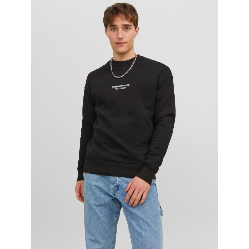 Jack & Jones Jorvesterbro Erkek Sweatshirt (12241694) Siyah