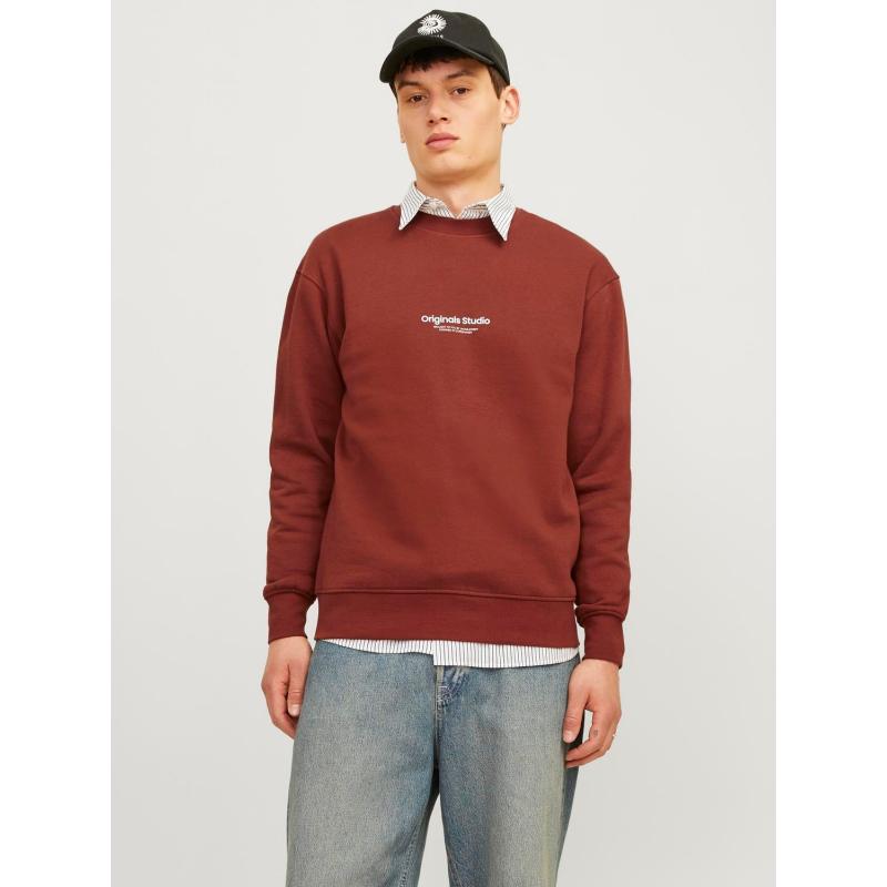 Jack & Jones Jorvesterbro Erkek Sweatshirt (12241694) Kahve