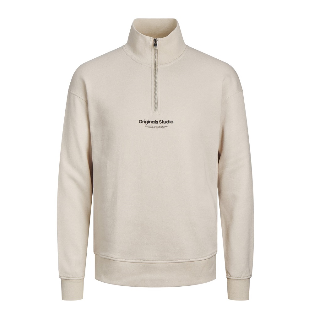 Jack&Jones Jorvesterbro Erkek Sweatshirt (12241777) Bej