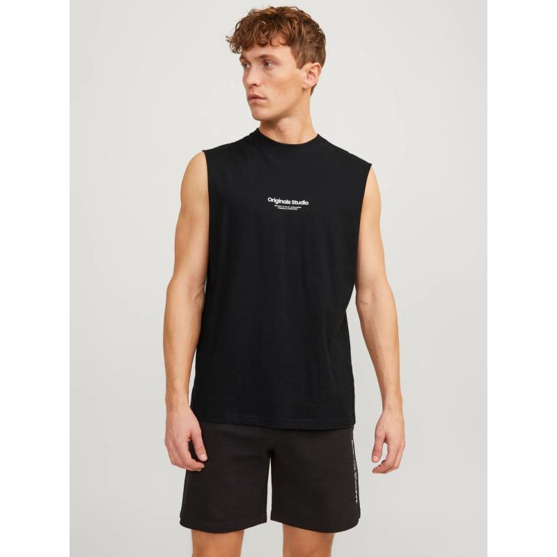 Jack&Jones Jorvesterbro Sleeveless Tee Erkek T-shirt (12250430) Siyah