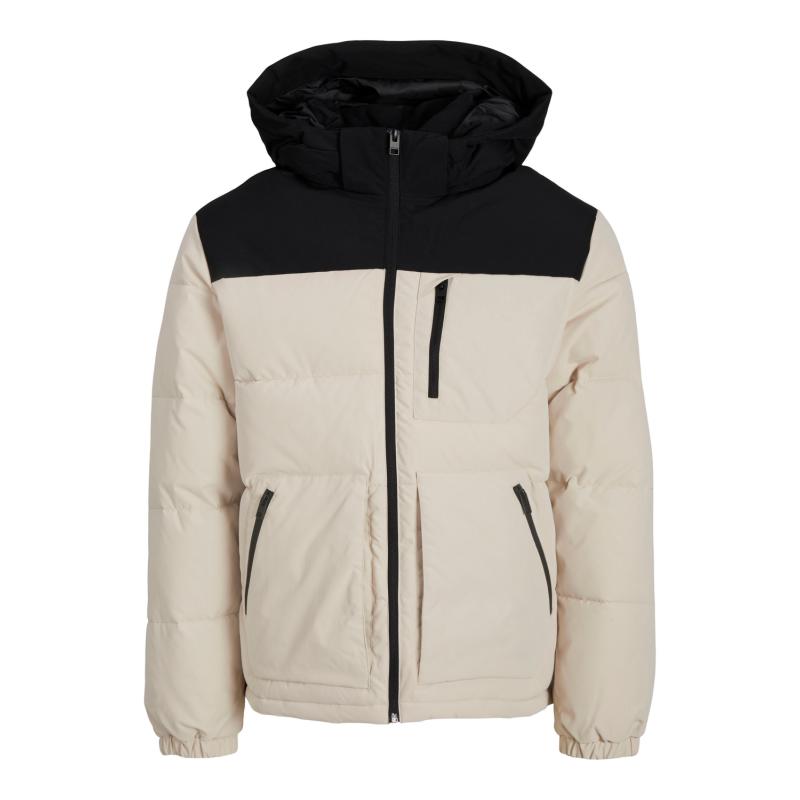 Jack & Jones Jjeotto Erkek Şişme Mont (12258416) Krem