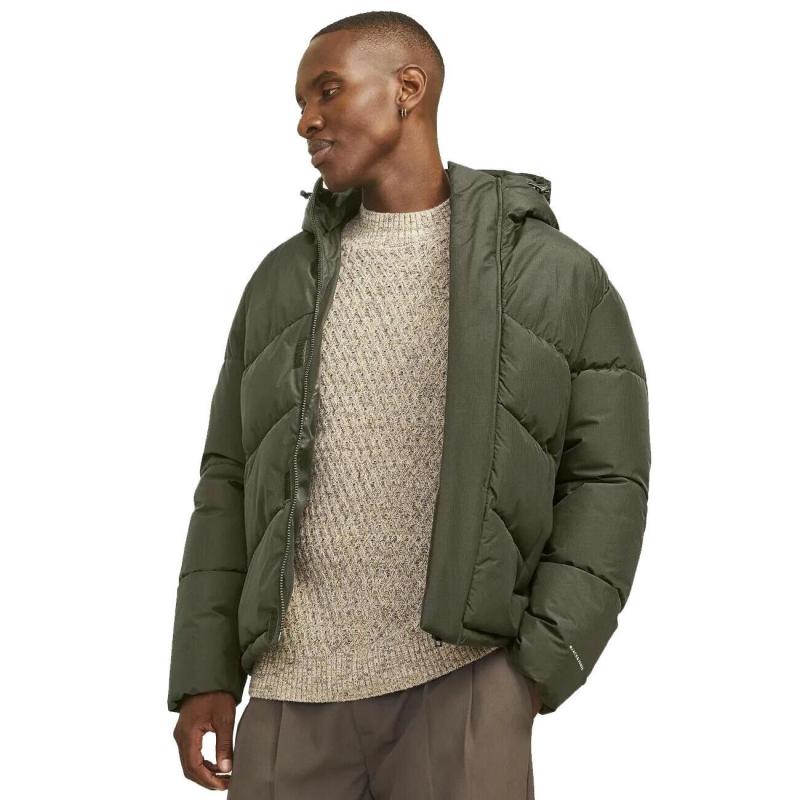 Jack & Jones Jjworld Erkek Şişme Mont (12259850) Haki