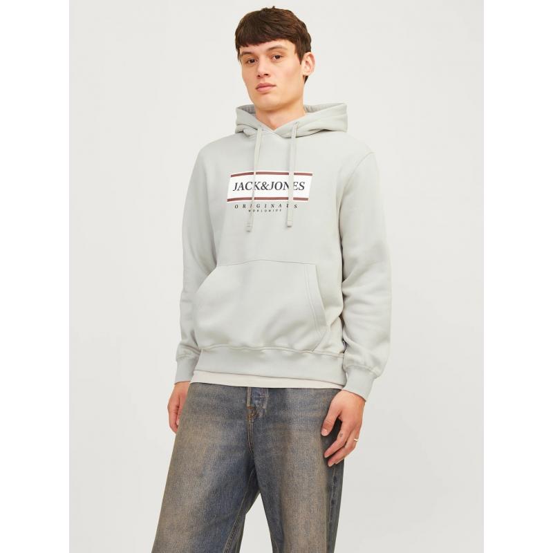 Jack & Jones Jorfrederiksberg Box Erkek Sweatshirt (12262513) Gri