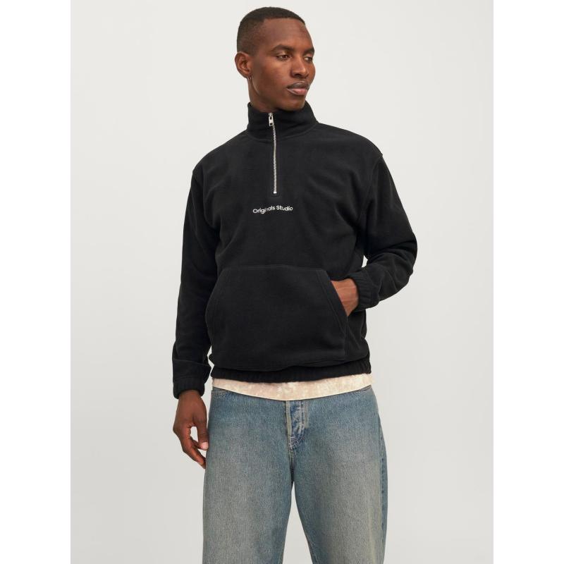 Jack & Jones Jorvesterbro Fleece Erkek Sweatshirt (12262981) Siyah