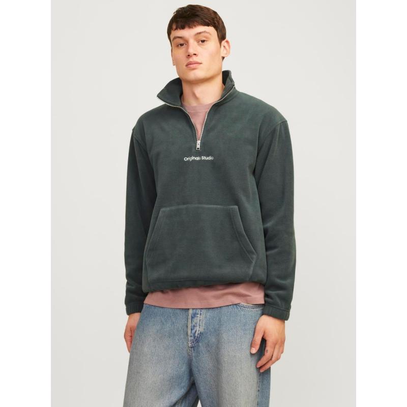 Jack & Jones Jorvesterbro Fleece Erkek Sweatshirt (12262981) Yeşil