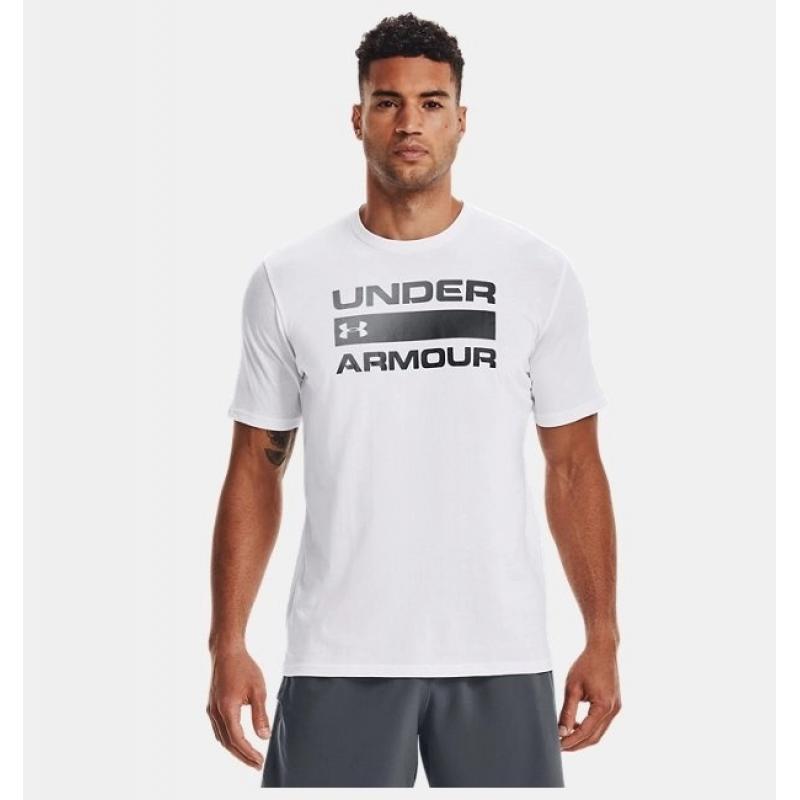 Under Armour Ua Team Issue Wordmark Erkek T-shirt (1329582-100) Beyaz