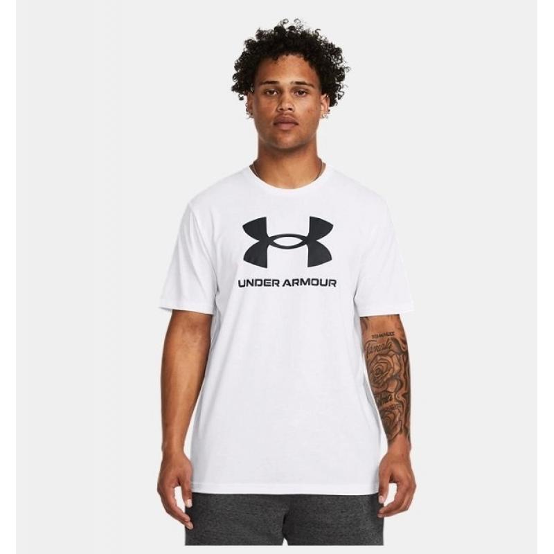 Under Armour Ua Sportstyle Logo Update Erkek T-shirt (1382911-100) Beyaz