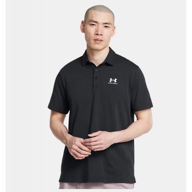 Under Armour Icon Polo Erkek T-shirt 1386608-001 (1386608-001) Siyah