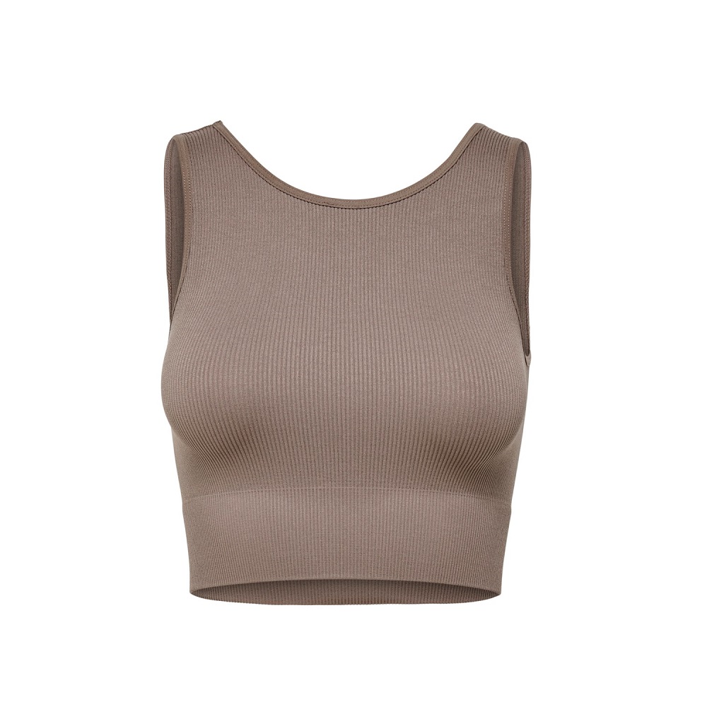 Only Onpjaıa Lıfe Lounge Seam Kadın Crop Bluz (15250051) Kahve