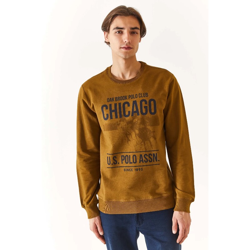 U.S. Polo Assn. Erkek Sweatshirt (1668132) Kahve