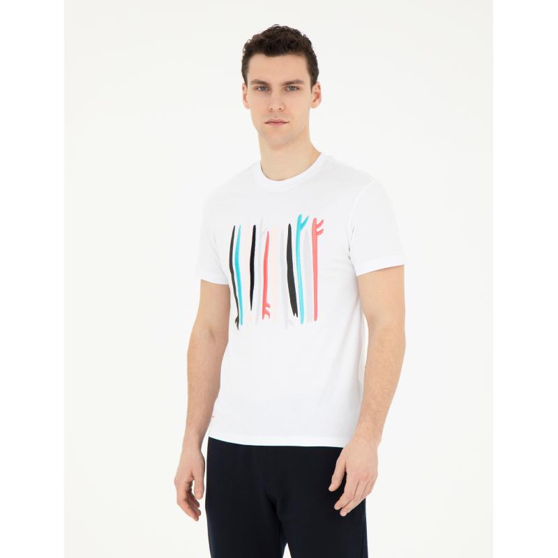 Pierre Cardin Erkek T-Shirt (1824074) Beyaz