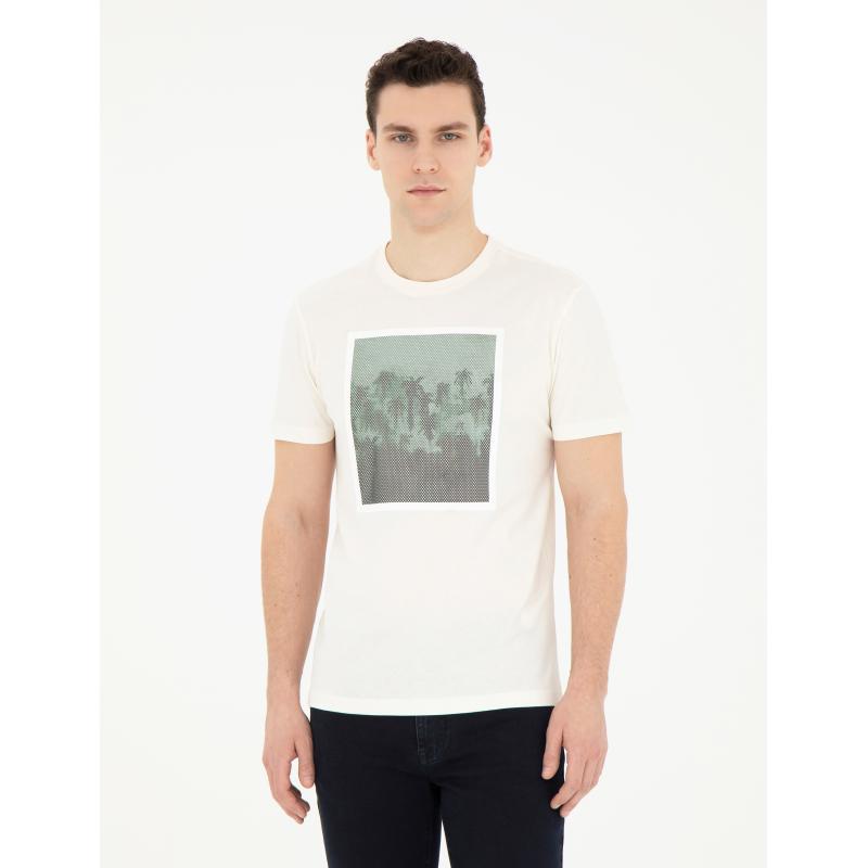 Pierre Cardin Erkek T-shirt (1844777) Ekru