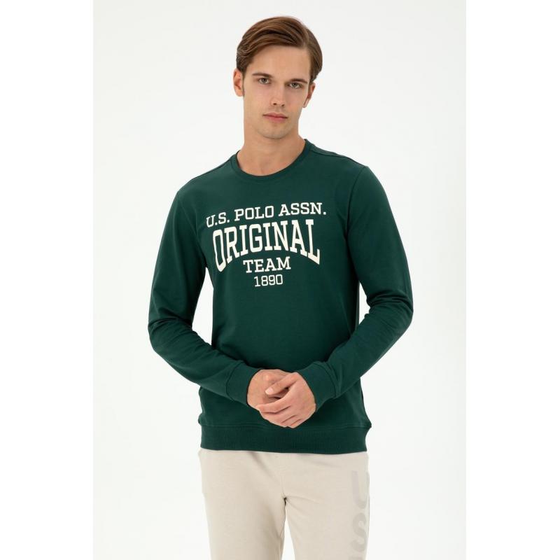 U.S. Polo Assn. Erkek Sweatshirt 1943634 (1943634) Yeşil