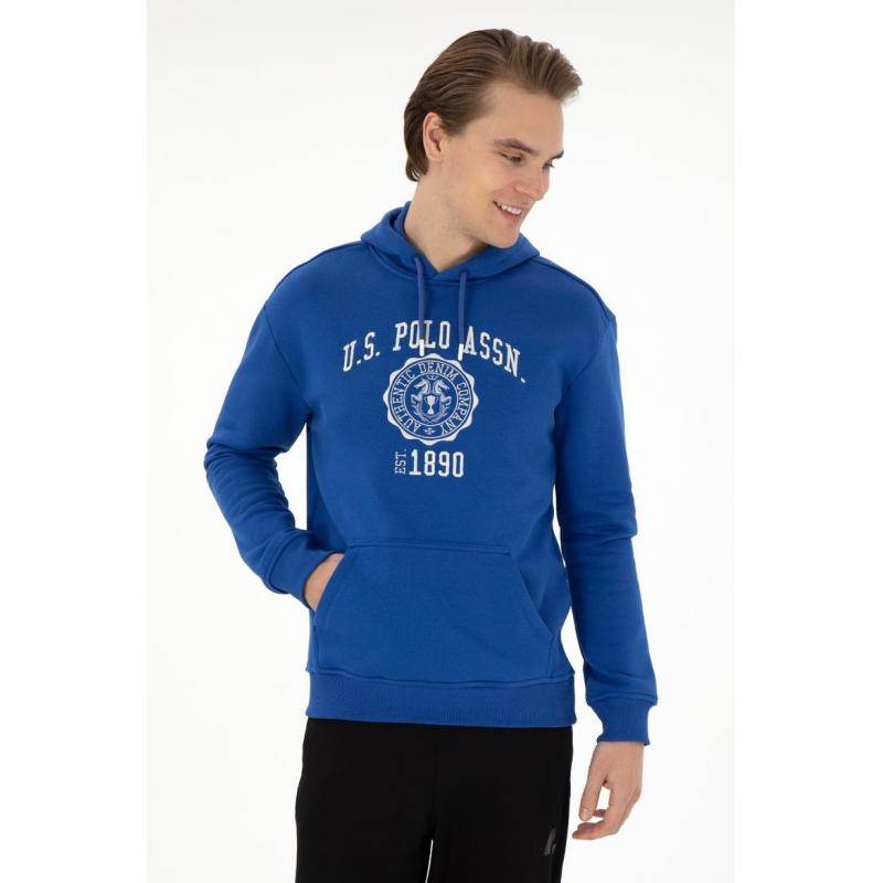 U.S. Polo Assn. Erkek Sweatshirt 1946819 (1946819) Saks Mavi