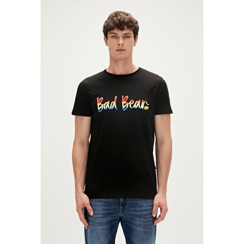 Bad Bear Erkek T-shirt (23.01.07.008) Siyah