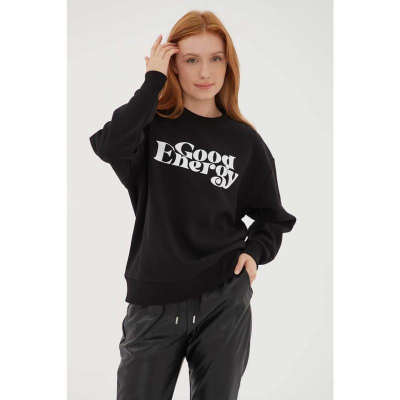 Fashion Friends Kadın Sweatshirt (24K0841K1) Siyah