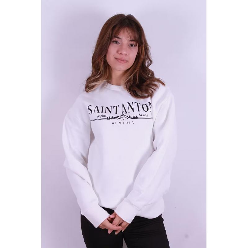 Fashion Friends Kadın Sweatshirt (24K0845K1) Ekru