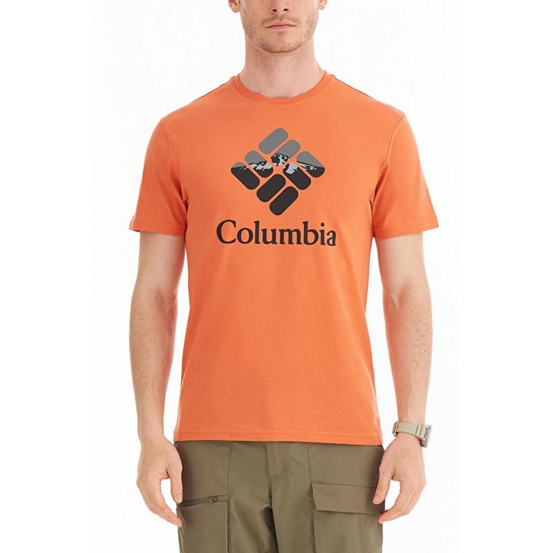  Columbia Cs0226 Csc Stacked Hyper Nature Erkek T-shirt (9120210849)