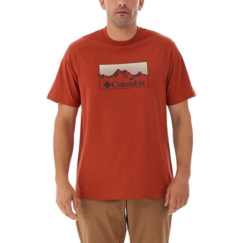  Columbia Linear Range Erkek T-shirt (9120671636)