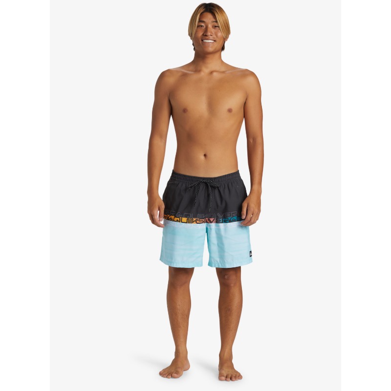 Quiksilver Everyday Wordblock Volley Erkek Deniz Şortu AQYJV03150 (AQYJV03150) Mavi