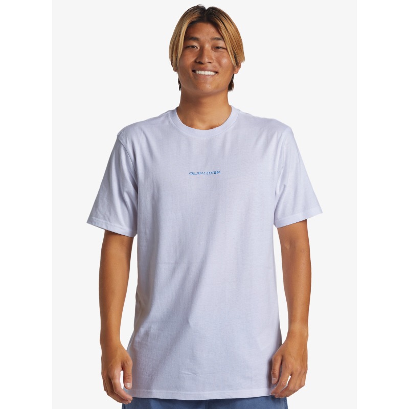 Quiksilver Surf Safari Moe Erkek T-shirt (AQYZT09539) Beyaz