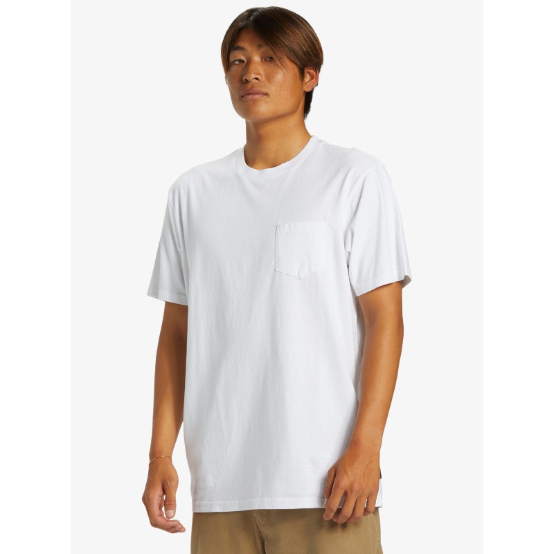 Quiksilver Salt Water Pkt Tee Swp Erkek T-shirt (AQYZT09558) Beyaz