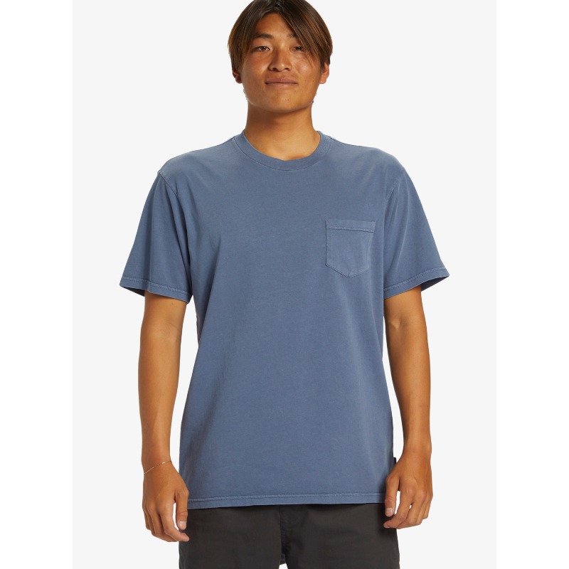 Quiksilver Salt Water Pkt Tee Swp Erkek T-shirt (AQYZT09558) Mavi