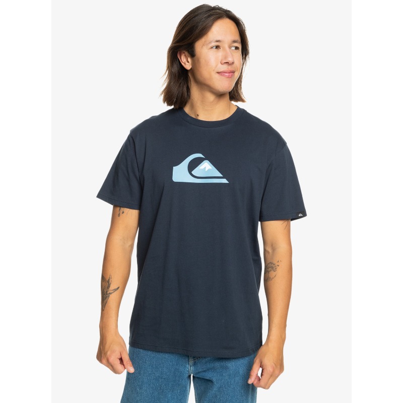 Quiksilver Comp Logo Ss Erkek T-shirt (EQYZT07658) Lacivert