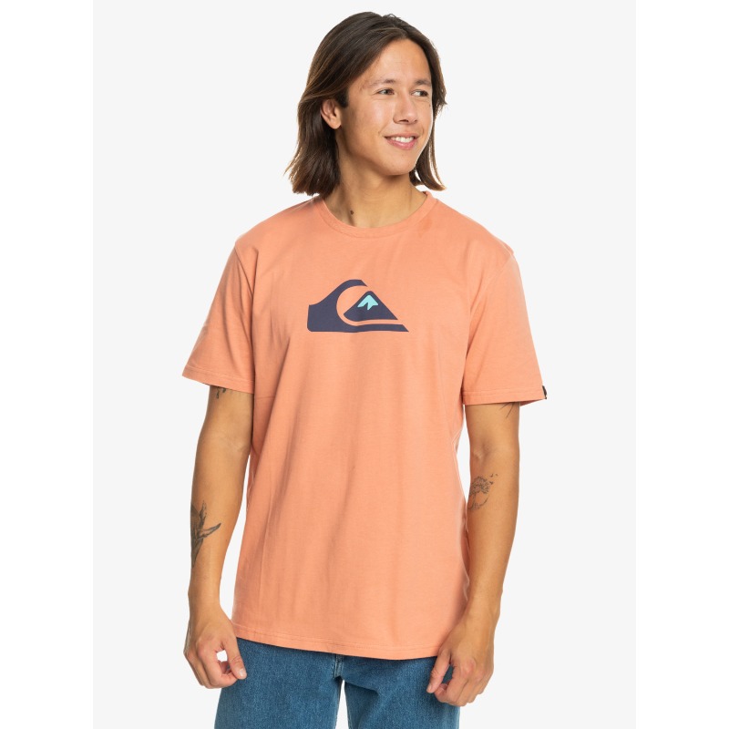 Quiksilver Comp Logo Ss Erkek T-shirt (EQYZT07658) Kiremit