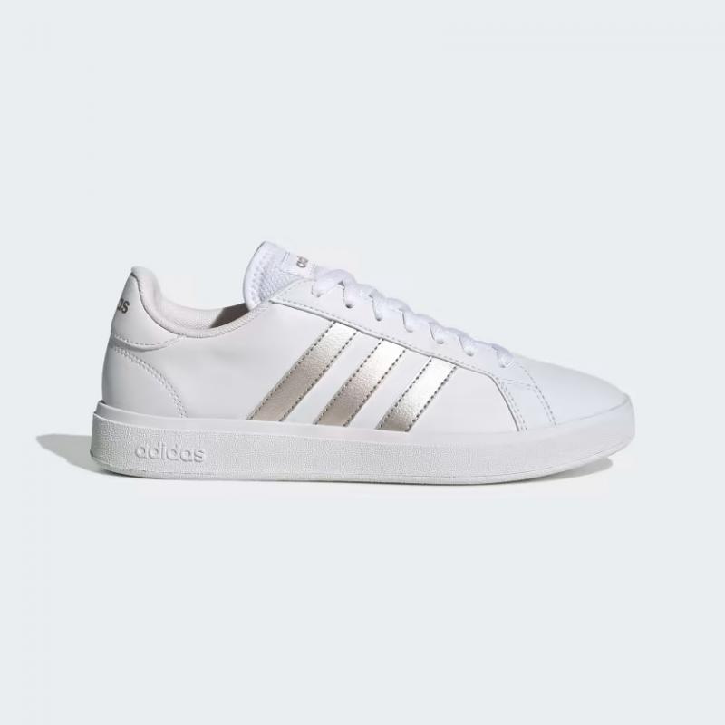 Adidas Grand Court Base 2.0 Kadın Spor Ayakkabı (GW9263) Beyaz