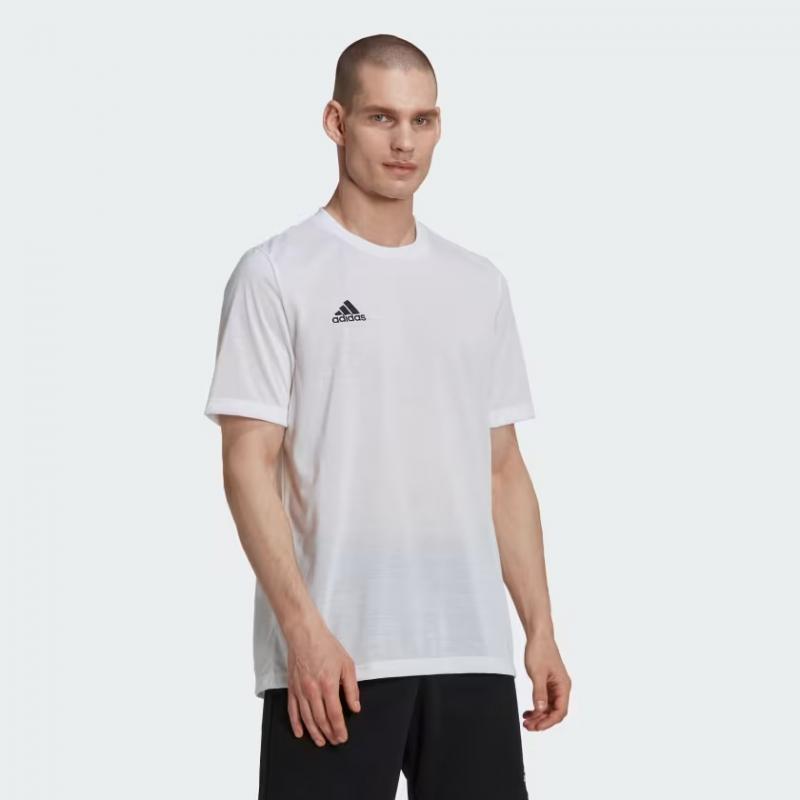 Adidas Ent22 Polytee Erkek T-shirt (HN5918) Beyaz