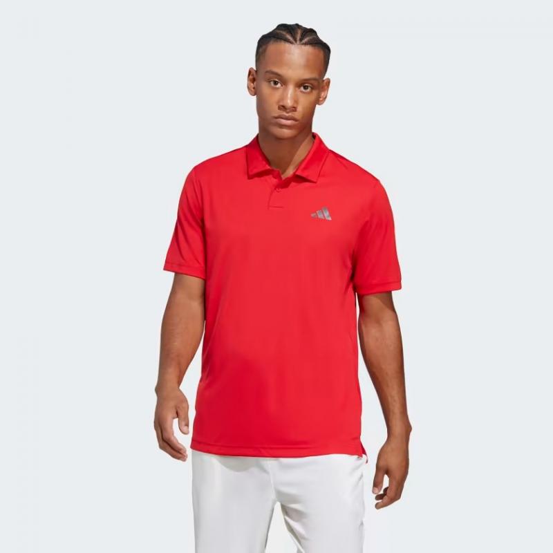 Adidas Club Polo Erkek T-shirt (HT4424) Kırmızı