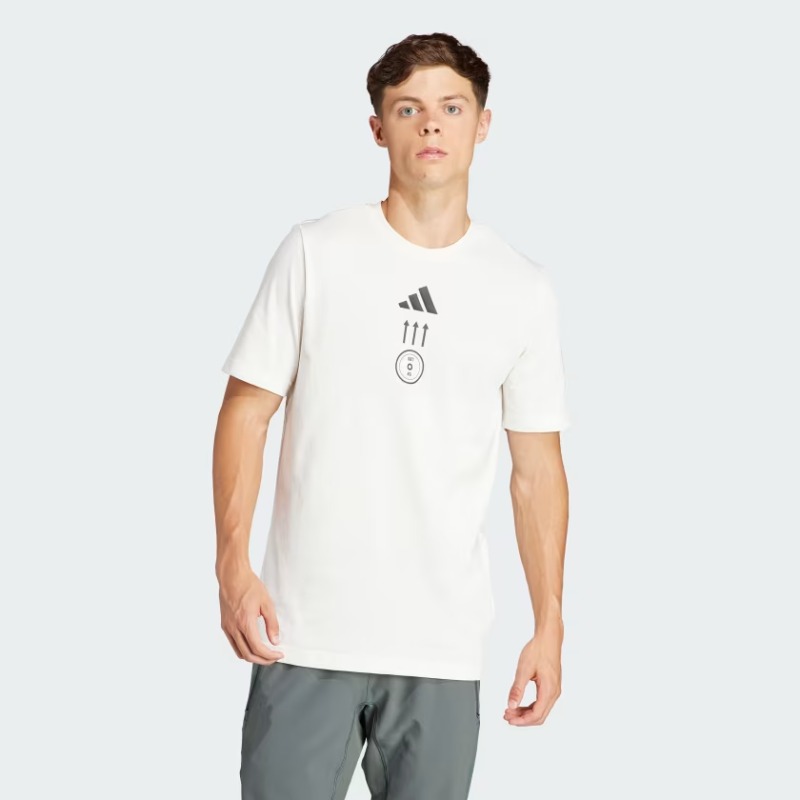 Adidas M Str G T Erkek T-shirt (IS7094) Beyaz