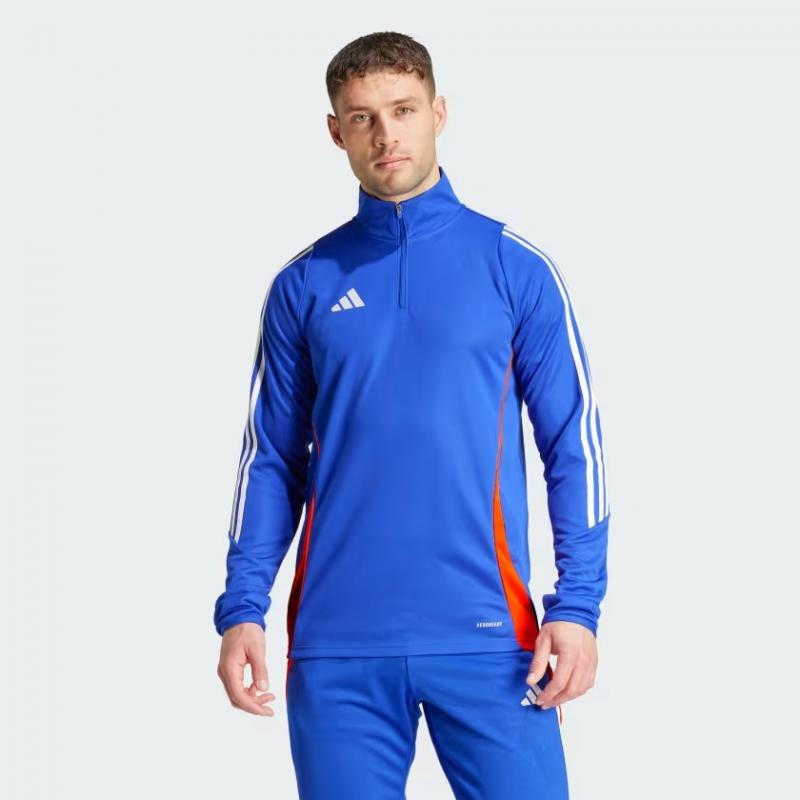 Adidas Tiro24 Trtop Erkek Sweatshirt (JE1993) Mavi