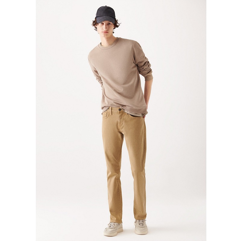 Mavi Marcus Elmwood Comfort Erkek Gabardin Pantolon (M0035135224) Kahverengi