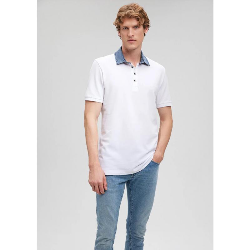 Mavi Erkek Polo T-shirt (M062685-27879) Beyaz