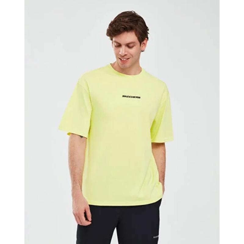 Skechers Graphic Erkek T-shirt (S232404-299) AÇIK YEŞİL