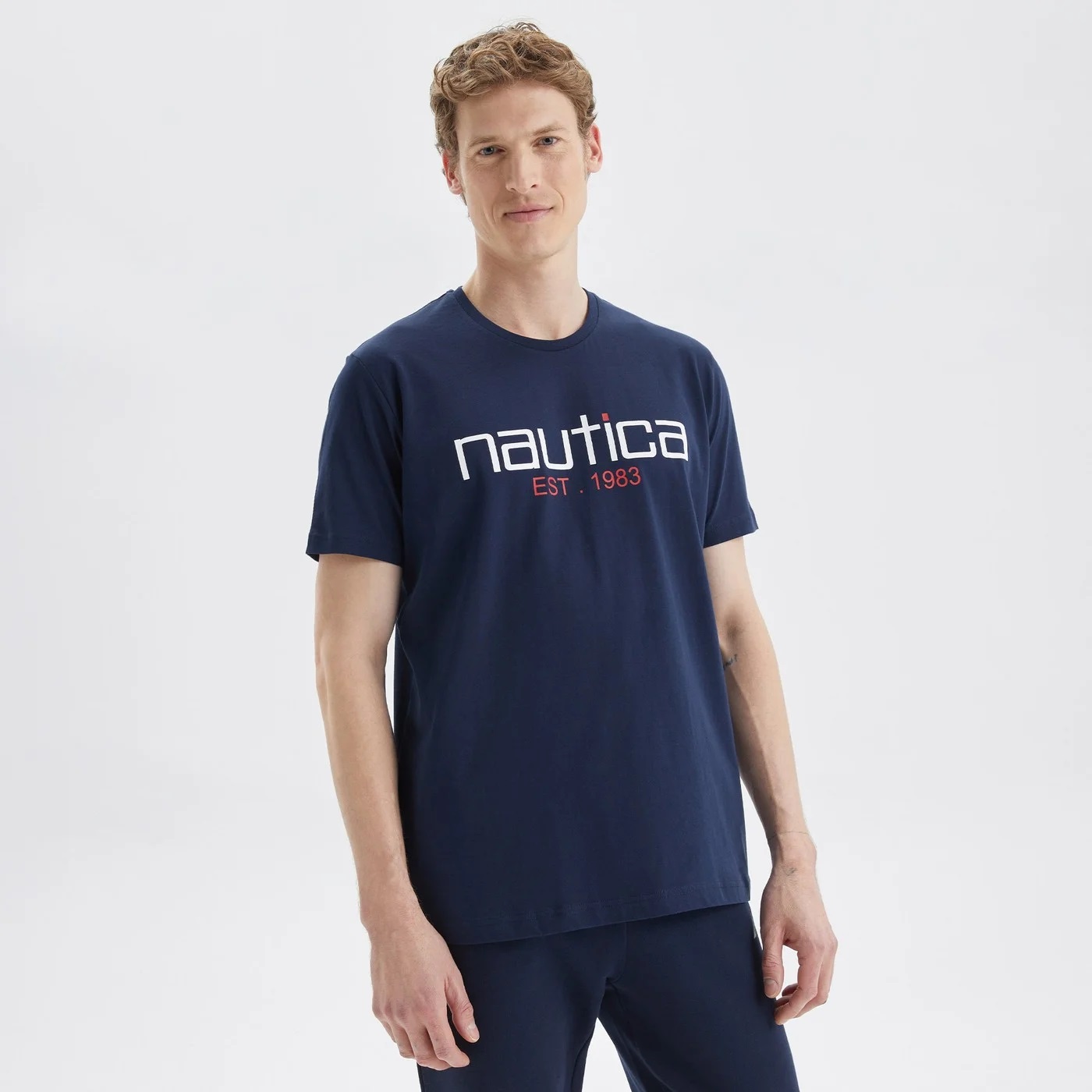 Nautica Erkek T-shirt (V35527T) Lacivert