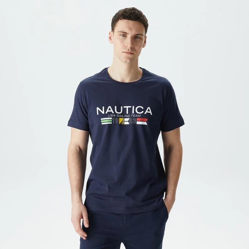 Nautica Erkek T-shirt (V45216T) Lacivert