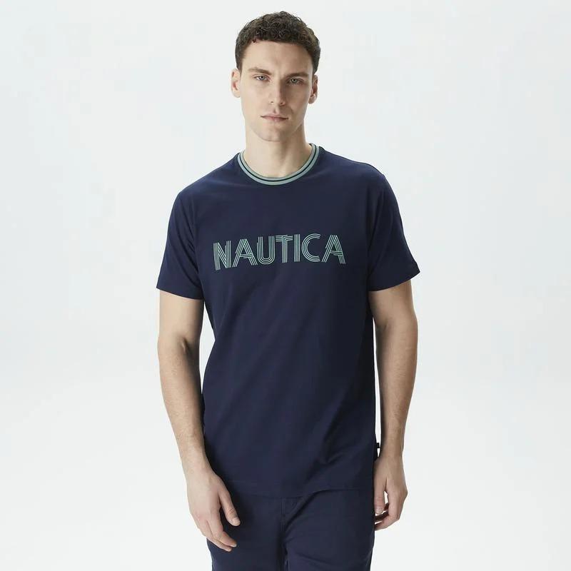 Nautica Erkek T-shirt (V45249T) Lacivert