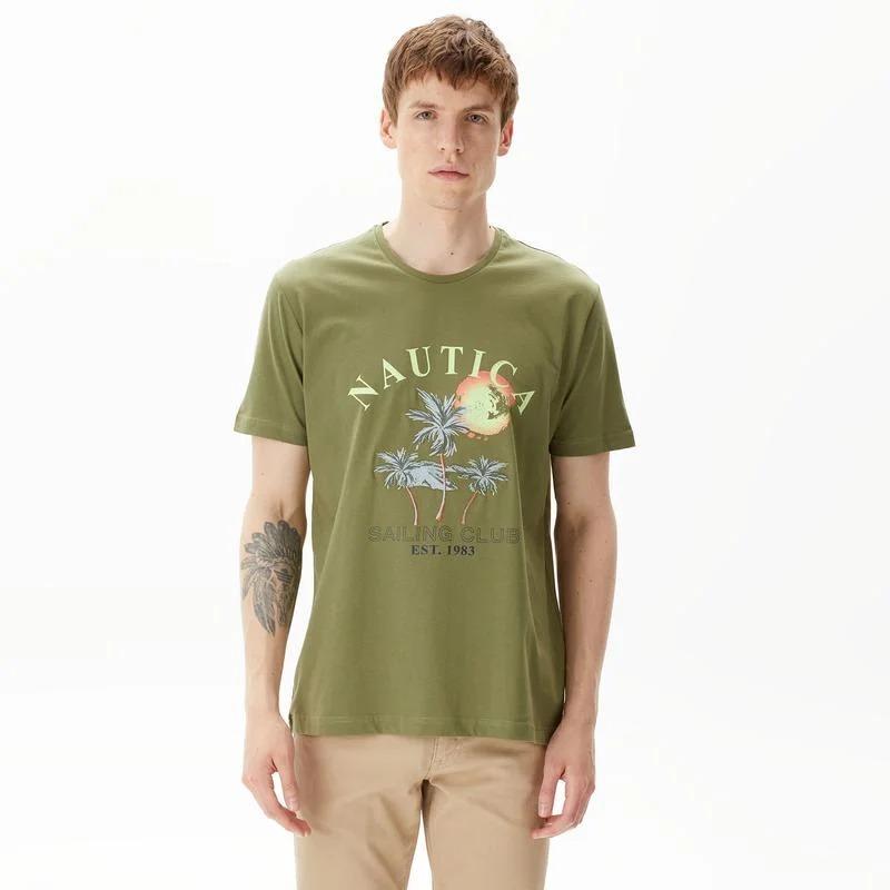 Nautica Erkek T-shirt (V45252T) Yeşil