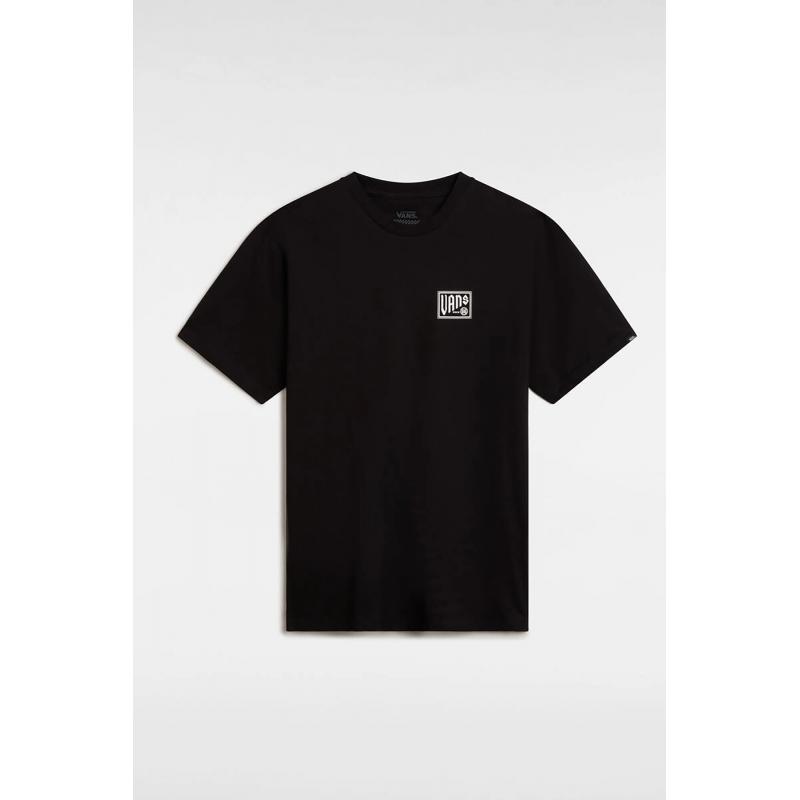 Vans Bloomed 66 SS Crew Tee-B Erkek T-shirt (VN000HX8BLK1) Siyah