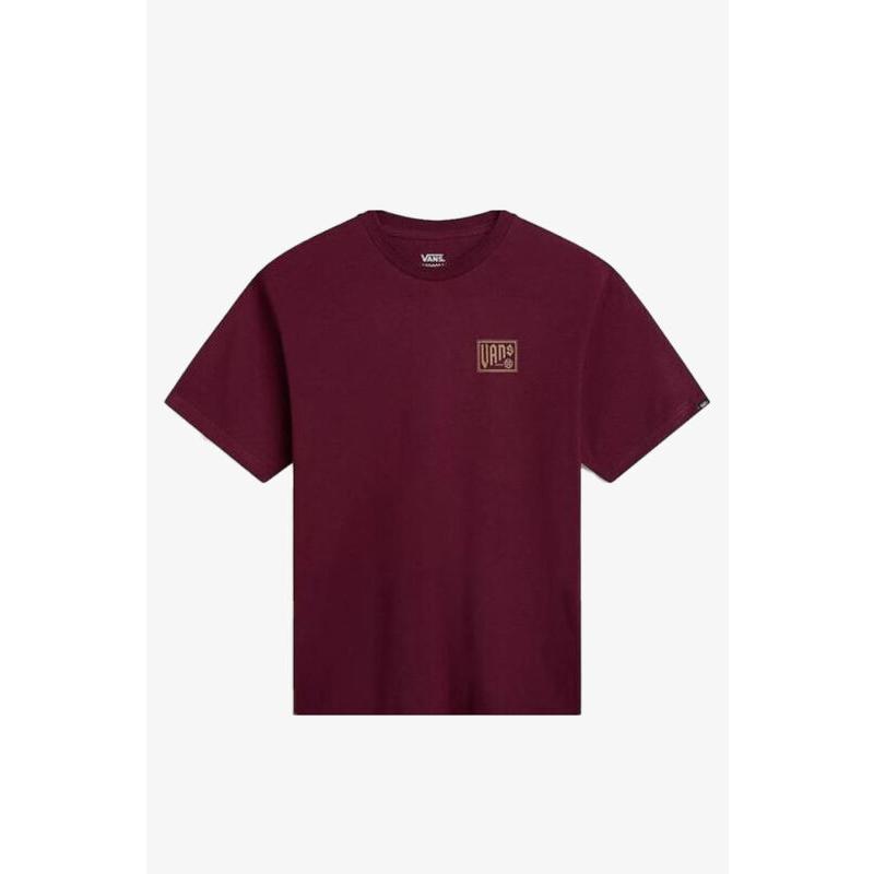 Vans Bloomed 66 SS Crew Tee-B Erkek T-shirt (VN000HX8BRG1) Bordo