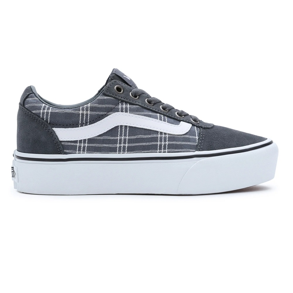 Vans Wm Ward Platform Kadın Sneaker Ayakkabı (VN0A3TLC5RW1) Gri